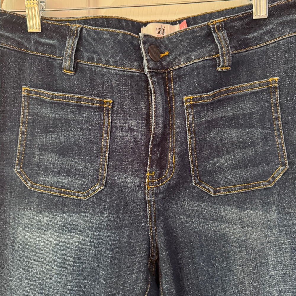 CAbi Dark Blue Flare Jeans - Picture 2 of 4